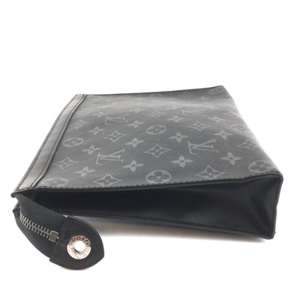 Pochette Voyage Rare Black Monogram Eclipse Clutch - Picture 7 of 12
